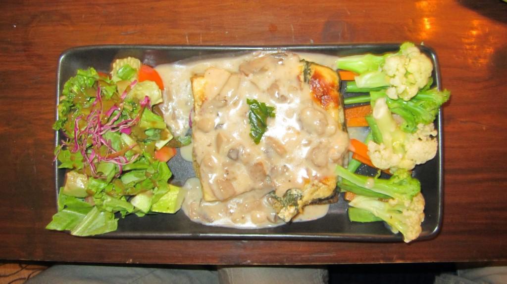 Taste Platter - Spinach Pie, Baked Potato Tortilla, Steamed Vegetable Salad