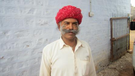 Pukharj and his mustache