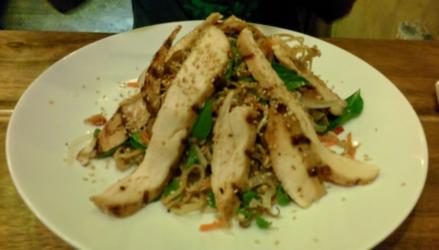 Banana Blossom Salad with Grilled Chicken